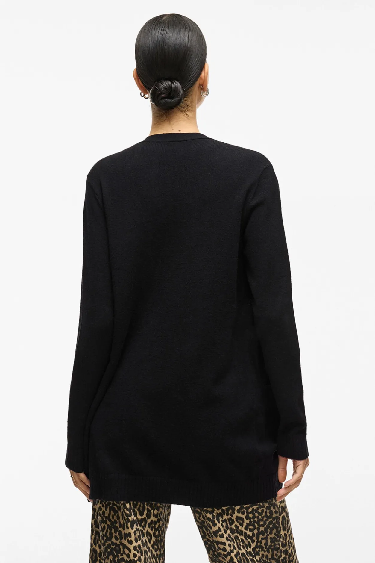 Vila Chaqueta cárdigan de punto Negro