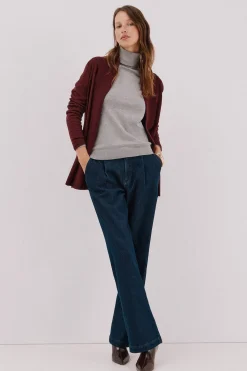 Cortefiel Chaqueta cuello chal Vino Sale