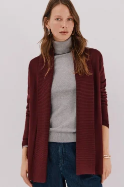 Cortefiel Chaqueta cuello chal Vino Sale