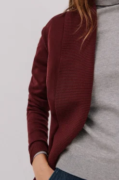 Cortefiel Chaqueta cuello chal Vino Sale