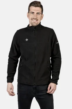 Izas Chaqueta de forro polar ligera negro