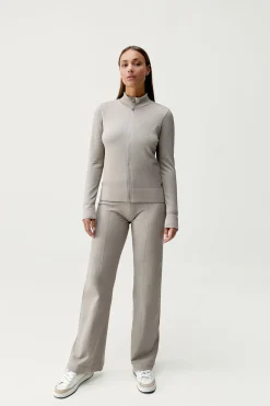 Born Living Yoga Chaqueta deportiva Gita gris kaki New