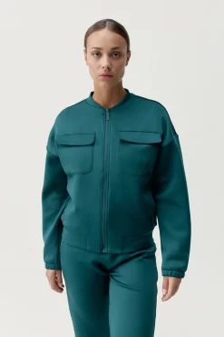 Born Living Yoga Chaqueta deportiva Graft verde Sale