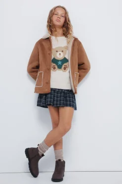 Springfield Kids Chaqueta doble faz niña marr&oacute;n Outlet