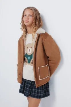 Springfield Kids Chaqueta doble faz niña marr&oacute;n Outlet