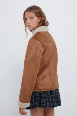 Springfield Kids Chaqueta doble faz niña marr&oacute;n Outlet