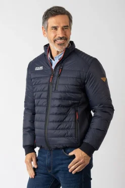 Privata Chaqueta guata cuello alzado Azul marino New