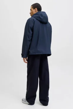 Jack & Jones Chaqueta informal impermeable azul Online