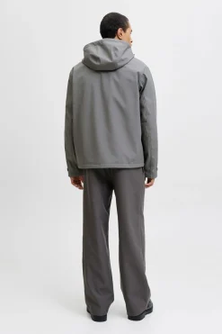 Jack & Jones Chaqueta informal impermeable gris Outlet