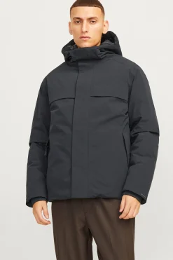 Jack & Jones Chaqueta insulada capucha Gris oscuro Discount