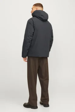 Jack & Jones Chaqueta insulada capucha Gris oscuro Discount