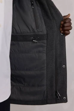 Pedro del Hierro Chaqueta lana bolsillos Gris Online