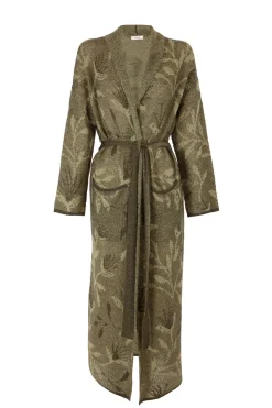 Slowlove Chaqueta larga jacquard Verde Online