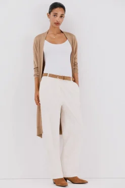 Cortefiel Chaqueta larga lurex Dorado Best