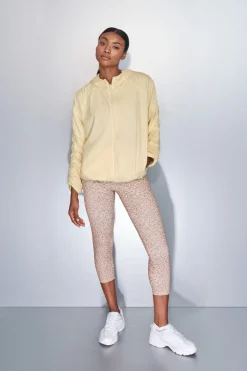 Dash and Stars Chaqueta ligera reversible capucha amarillo estampado New