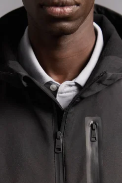 Pedro del Hierro Chaqueta lisa golf Negro New