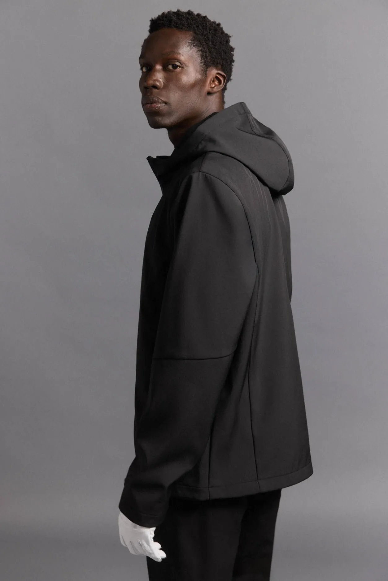 Pedro del Hierro Chaqueta lisa golf Negro New