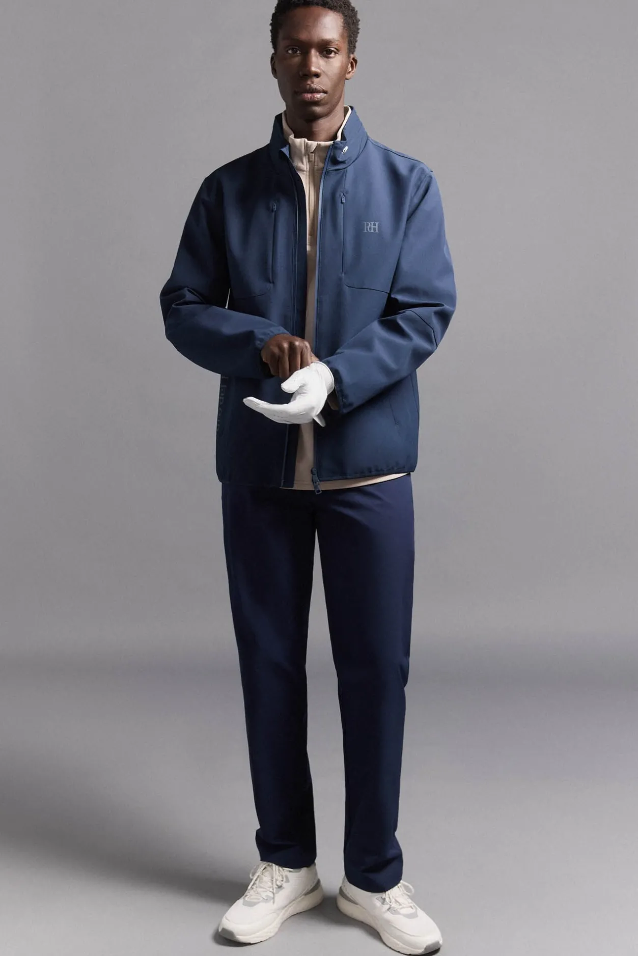 Pedro del Hierro Chaqueta lisa golf Azul Outlet