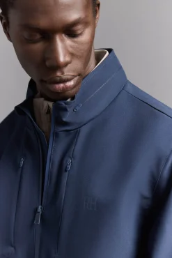 Pedro del Hierro Chaqueta lisa golf Azul Outlet