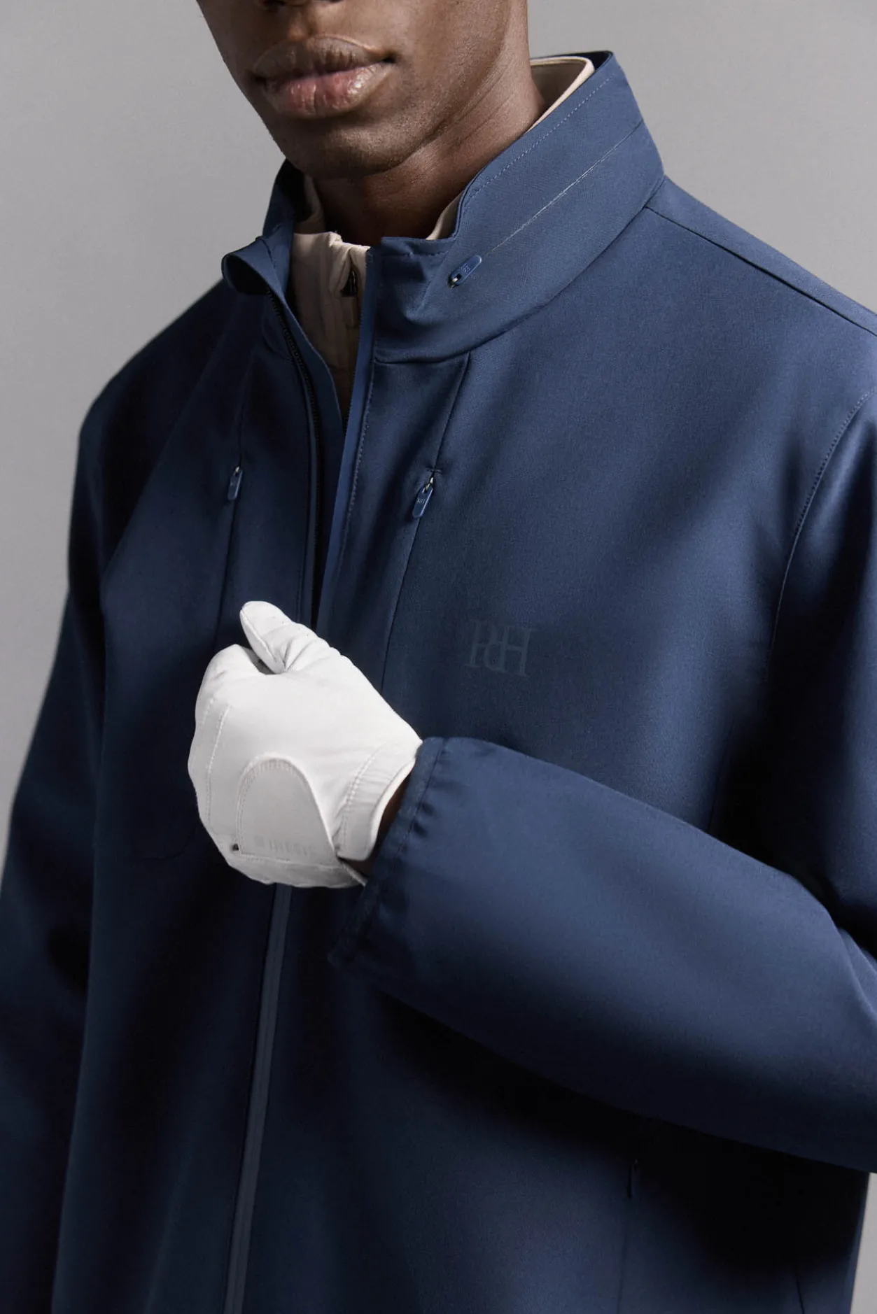 Pedro del Hierro Chaqueta lisa golf Azul Outlet
