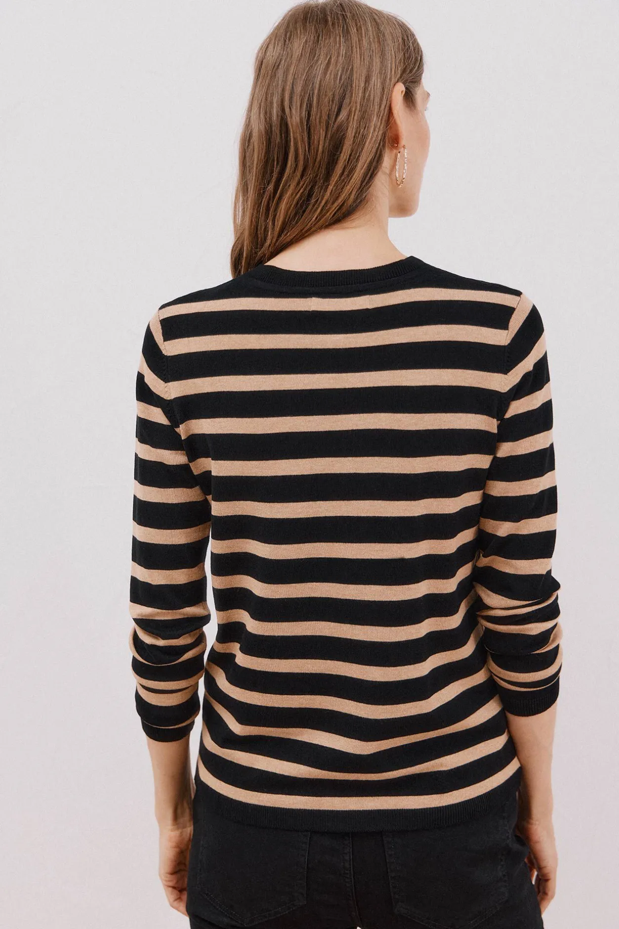 Cortefiel Chaqueta manga larga Negro Clearance