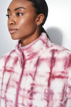 Dash and Stars Chaqueta polar cremallera chicle rosa Best