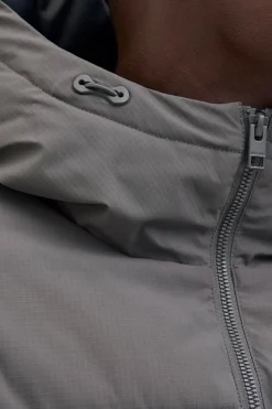 Jack & Jones Chaqueta puffer corta gris Discount