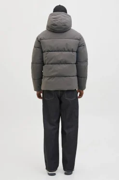 Jack & Jones Chaqueta puffer corta gris Discount