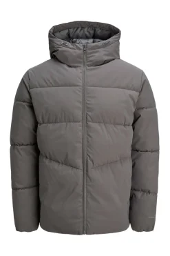 Jack & Jones Chaqueta puffer corta gris Discount