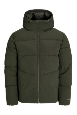 Jack & Jones Chaqueta puffer corta verde Hot