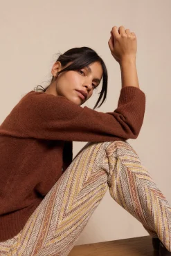 Slowlove Chaqueta punto Marr&oacute;n Clearance