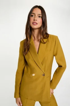 Morgan Chaqueta recta Amarillo Best