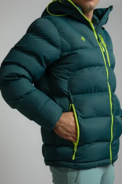 Izas Chaqueta rellena de fibra repelente al agua verde Online
