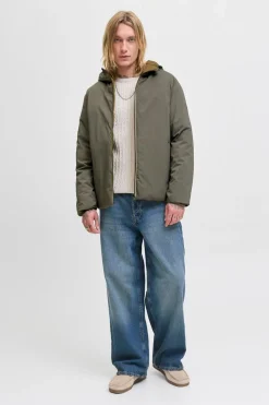 Jack & Jones Chaqueta reversible verde Discount