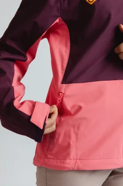 Izas Chaqueta softshell cortavientos acacia w burdeos Outlet