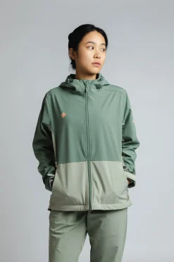 Izas Chaqueta softshell cortavientos acacia w kaki Discount