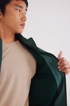 Springfield Chaqueta técnica verde Discount