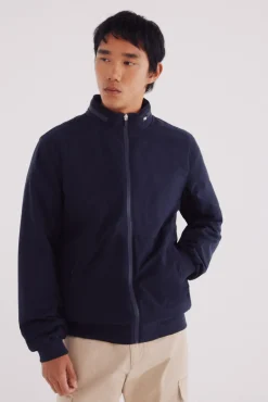 Springfield Chaqueta técnica azul Sale