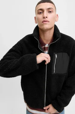 Jack & Jones Chaqueta teddy negro Online