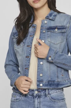 Vila Chaqueta vaquera Azul Hot