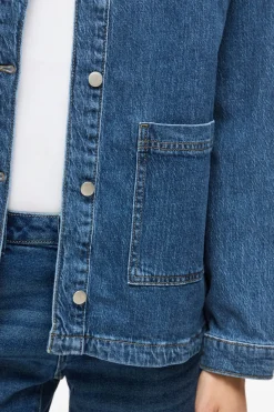 Vila Chaqueta vaquera con bolsillos Azul Outlet