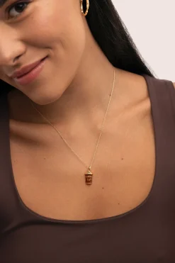 Singularu Charm Coffee Baño Oro amarillo Discount