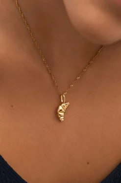 Singularu Charm Croissant Baño Oro amarillo Discount