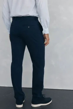 Pedro del Hierro Chino textura regular fit Azul Outlet