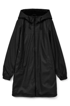 Vero Moda Chubasquero con capucha Negro Hot