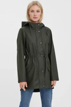 Vero Moda Chubasquero corto Verde