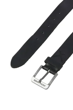 Jack & Jones Cinturón básico piel negro Clearance