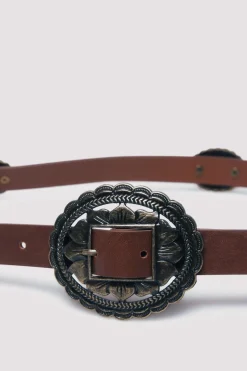 Springfield Cinturón cowboy hebillas estampado New