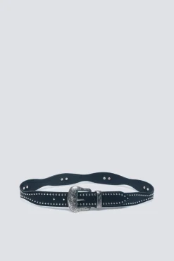 Springfield Cinturón cowboy tachas negro Online