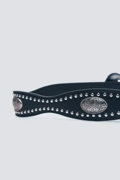 Springfield Cinturón cowboy tachas negro Online